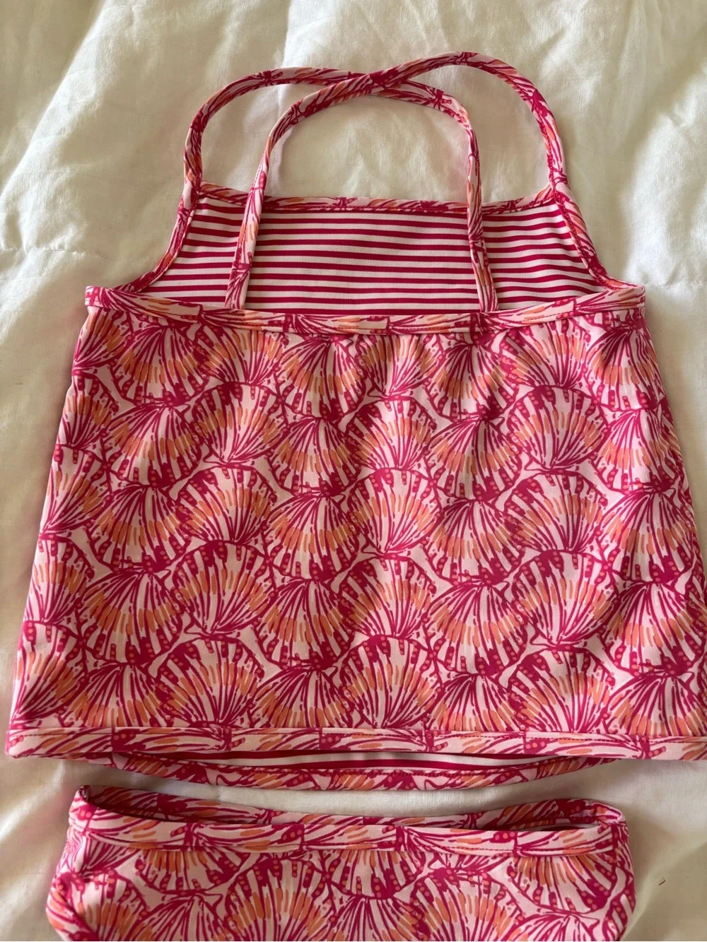 4T Girls Vineyard Vines reversible swimsuit tankini